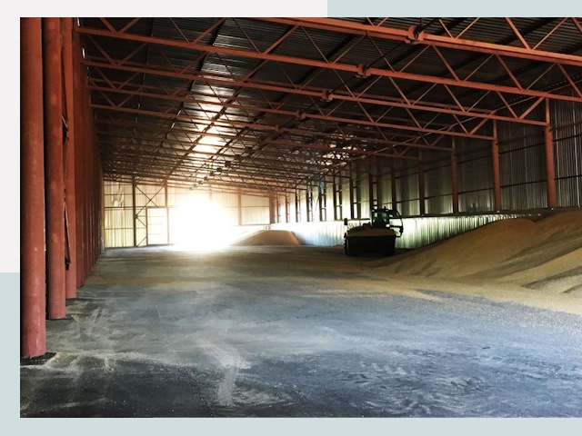 Строительство зернохранилищ в Соликамске