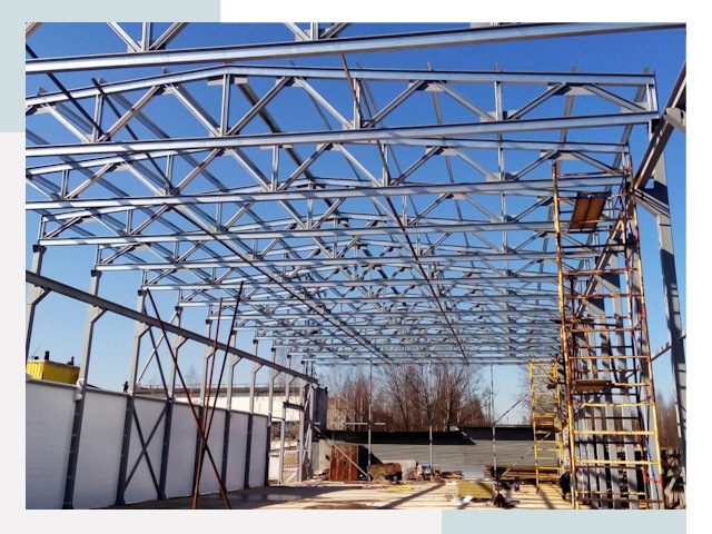 Строительство цехов в Соликамск от 618 руб. под ключ