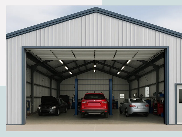 Ангары из сэндвич панелей от 618 руб. в Соликамск