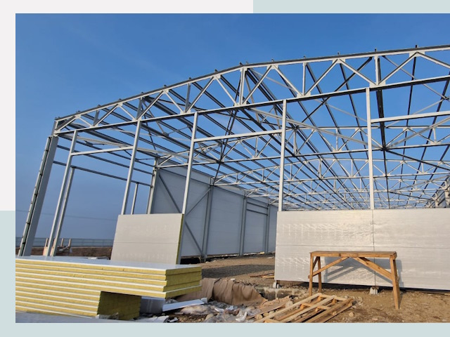 Утепленные ангары в Соликамск от 618 руб. за м²