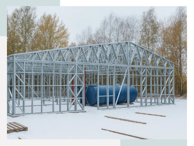 Металлические ангары в Соликамске