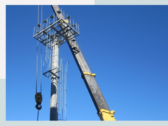 Монтаж осветительных мачт в Соликамск от 618 руб.