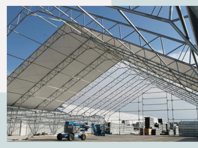 Каркасно-тентовые сооружения от СтальСтрой-Слк по цене 618 руб.