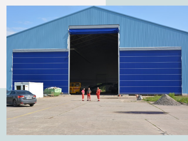 Ангарные ворота в Соликамск от СтальСтрой-Слк по цене 618 руб.