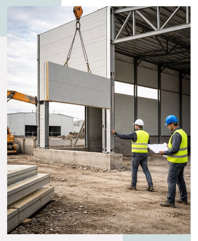 Склад из сэндвич панелей под ключ в Соликамске от 9790 р. | СтальСтрой-Слк