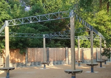 Терраса из металлоконструкций под ключ, проектирование, изготовление и монтаж от СтальСтрой-Слк